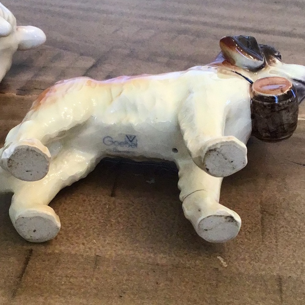 Vintage Saint Bernard from Goebel and vintage cocker spaniel figurines - Picture 8 of 14